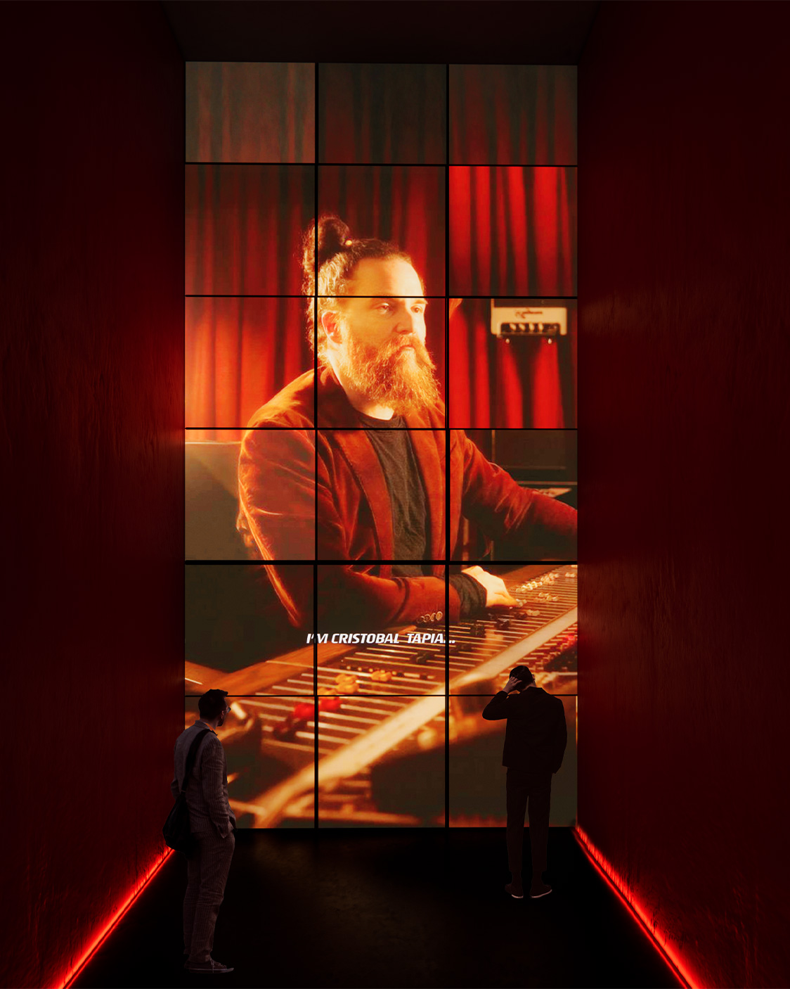 Vista ravvicinata di un elemento immersivo del progetto B.eat Club Barilla