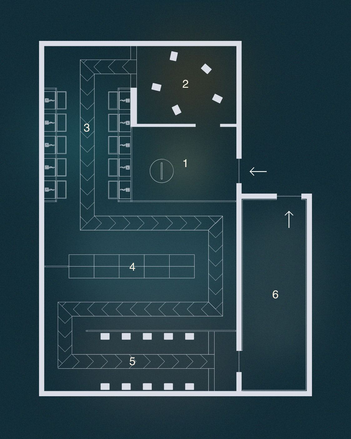 Tavola grafica del progetto Transhuman con schema tecnico e impaginazione editoriale